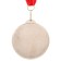 Prize medal 050 Diam 7 cm. 2 place, tricolor. Color ser. With a ribbon