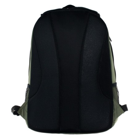 Youth backpack, 46 x 33 x 16 cm, ergonomic back, embroidery, stavia, khaki, light gray-5
