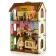 Wooden house with colored wallpaper "Loli"