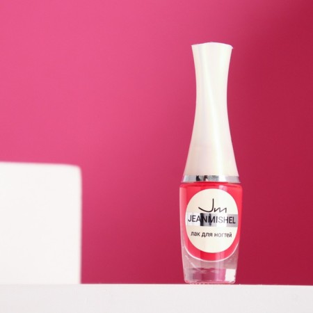 Nail polish jeanmishel tone 247 bright pink, 5.5 ml