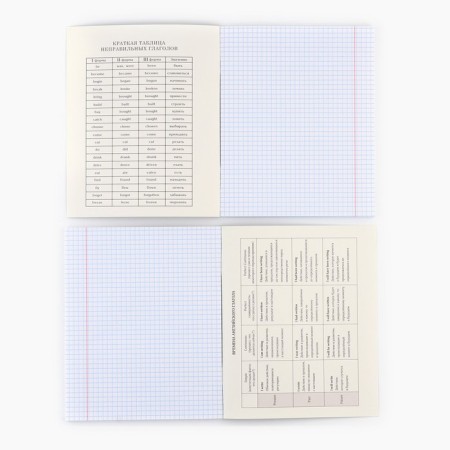 Subject notebook A5, 48 liters on the clip “Neon. English »Soft touch lamp, 3D varnish-2