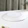 Board ceramic dining shade "Vanilla", d = 27 cm, white color