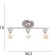 Carry chandelier BP 3x40W E27 Chrome Model: 2800431