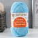 Yarn "linen" 55% linen, 45% cotton 330m/100g (05 blue)