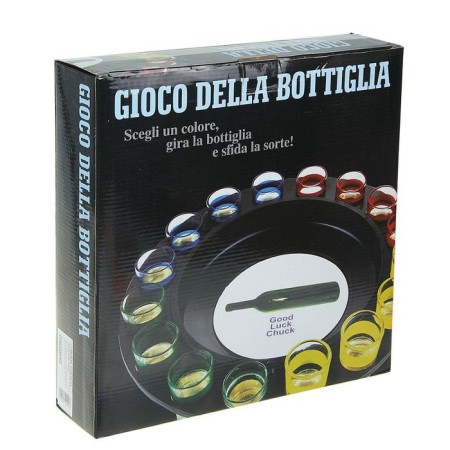Alcohol game for the company "Drunk Bottle", D-30 cm, 16 piles-5