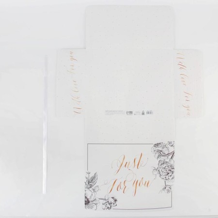 Gift folding box, packaging, “Just for You”, 31 x 24.5 x 8 cm-4