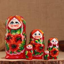 Matryoshka 5 puppet 