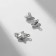 Magnetic “Star” castle (set 2 pcs.), Silver color