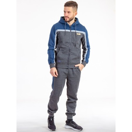 Sports costume men's ise, size 54, dark gray color, blue-1