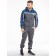Sports costume men's ise, size 54, dark gray color, blue