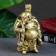 Figure "Hothee with a staff behind the back" gold, 9x14x7cm