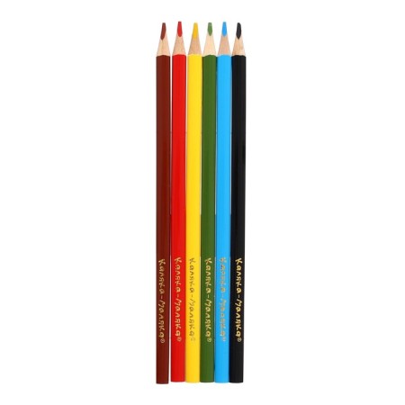 Pencils 6 colors "Kalyak-Malyak", three-sided-1