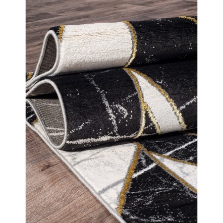 Rectangular carpet Karmen Hali Omega, size 200x400 cm, color Gold/Gold-2