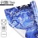 Glossy packaging paper "Blue marble", 70 x 100 cm
