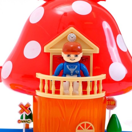The Mushroom House railway, light and sound effects, works from batteries-4