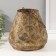 Summary Metal for 1 candle "Pattern. Pokkovka" aged gold 20.5x20x20.5 cm
