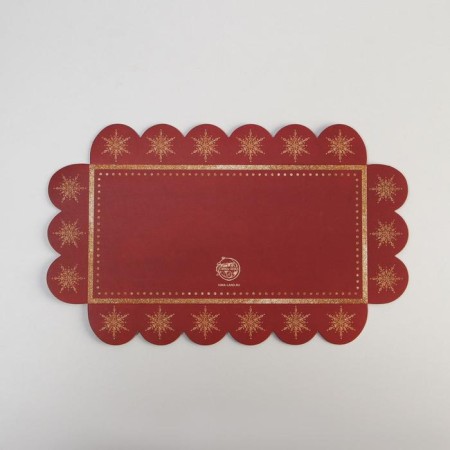 Box for confectionery with PVC cover "Gold", 10.5 x 21 x 3 cm, new year-4