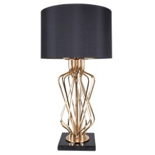 Fire table lamp 67 cm, D 36 cm, 1x60W E27