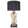 Fire table lamp 67 cm, D 36 cm, 1x60W E27