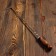 Uzbek poker with a wooden handle, matte 40/1 cm, full length 62 cm, steel 3 mm