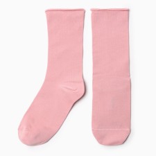 Women's socks, dry rose color, size 25-27