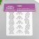 Plastic stencil "Mehendi Patterns" 15x15 cm