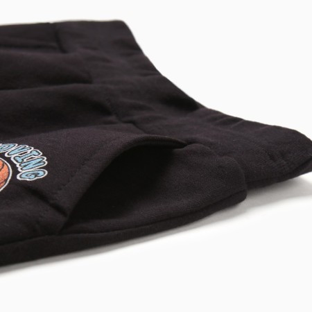 Kit for children (sweatshirt, trousers), black/light blue color, height 86 cm-6
