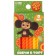 Set of candles for the cake "Happy Birthday", 8 pieces, cheburashka