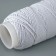 Spandex for beads in a braid, length 25 m, white