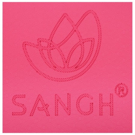 Joga mat, 183x61x0.6 cm, pink color-16