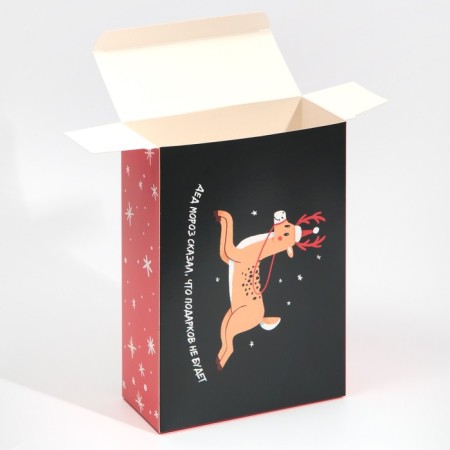 Folding box “There will be no gifts”, 16 x 23 x 7.5 cm, New Year-5