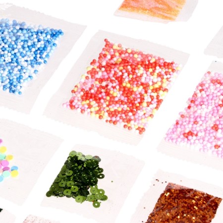 Set for experiments "Meganabar for creating slines", with your own hands, 10 figures and crystals-30