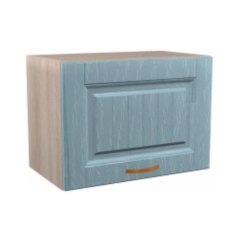 Hinged country cabinet 500x300x360 dairy oak/blue