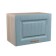 Hinged country cabinet 500x300x360 dairy oak/blue