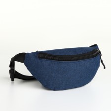 Waist bag, 23*8*11 cm, lightning department, 2 n/pocket, blue