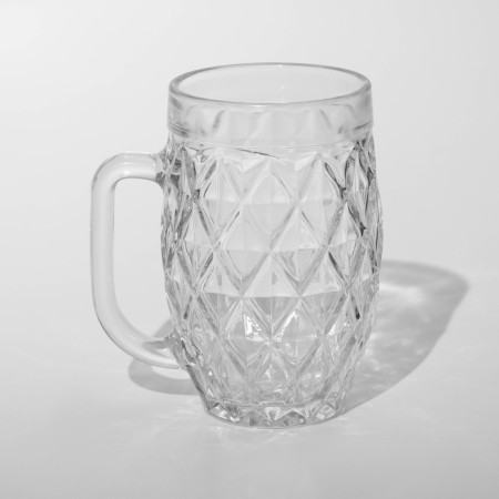 Linza/Romb beer mug, 500 ml, glass, mix-1