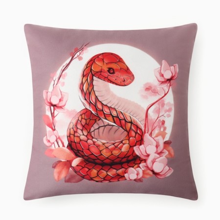 Pillow Ethel "Fiery Snake" 40x40 cm, 100% p/e, velor-5