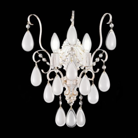 Wall lamp EVOLUCE. Sle160301-02. Magonza. 2x60 watts, E14, 25.5x43 cm, golden color-1