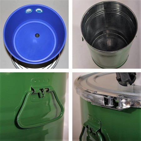 Milk-mucom grinder, 60 l, hobbyfarm-2