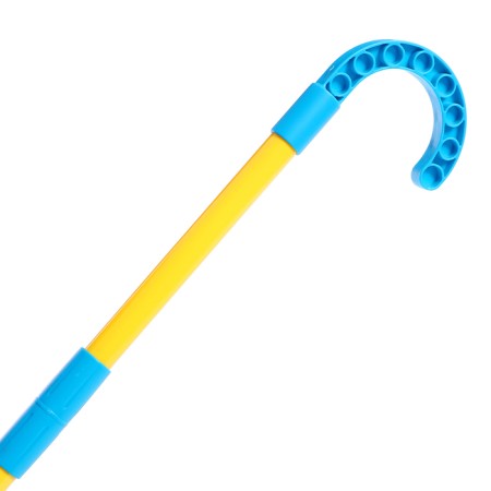 Musical catalka "Blue Tractor" with a stick-3