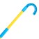 Musical catalka "Blue Tractor" with a stick