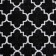 Tensor Ethel "Ornament" Black, 70x130 cm, 100% cotton, 420 g/m2