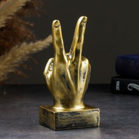 Figure "Gestures: Peace" 17x7x7cm-2