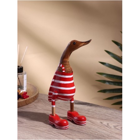 Souvenir "Duck in a swimsuit" wood 27 cm-1