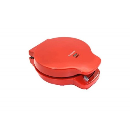 Electric wafflerier Oursson WM1203/RD, 1200 W, thin waffles, anti -stick coating, red-3