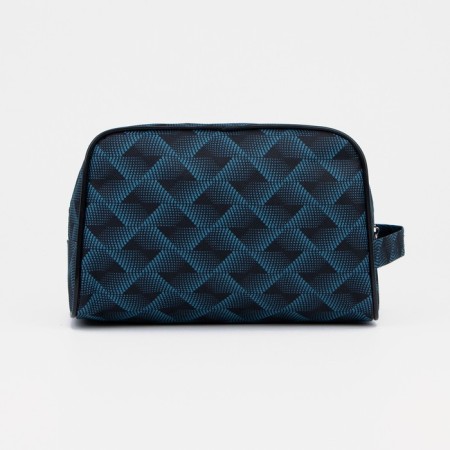 Cosmetic bag with lightning, dark blue color-1