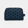 Cosmetic bag with lightning, dark blue color