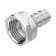 Aqualink fitting, 1 "x 25 mm, internal thread, nickel -plated brass
