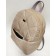 Backpack Nino Latte quilted fabric