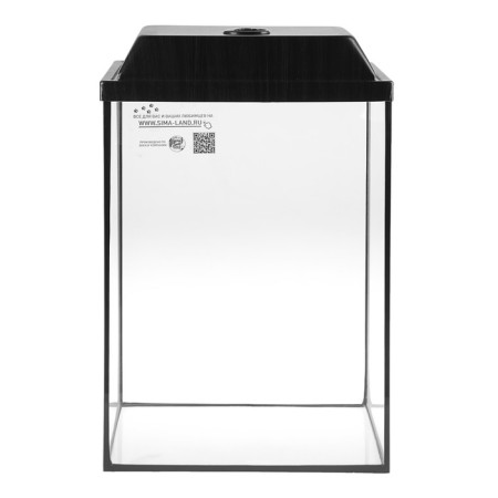Aquarium "Column" with a lid, 36 liters, 32 x 25 x 45/50.5 cm, wenge-1